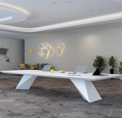 China Factory Modern Beauty Meeting Table 14 person Conference Table Commercial Design