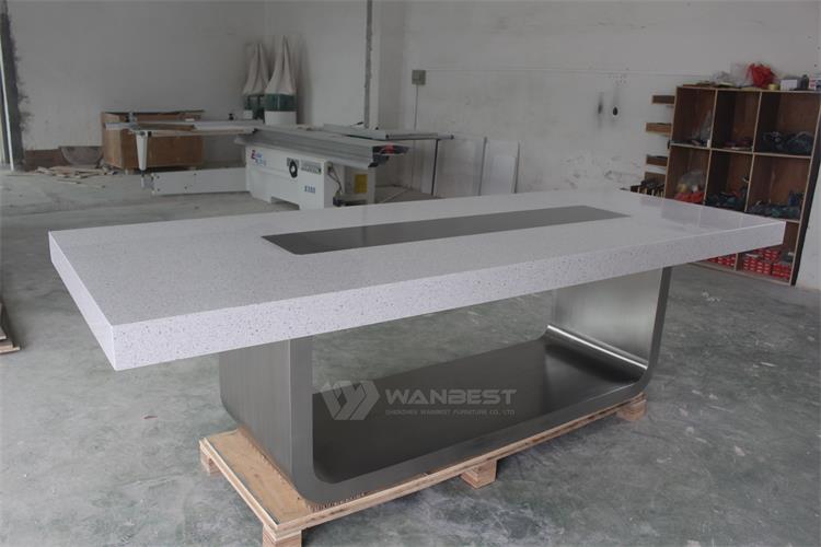 Solid surface top conference table 