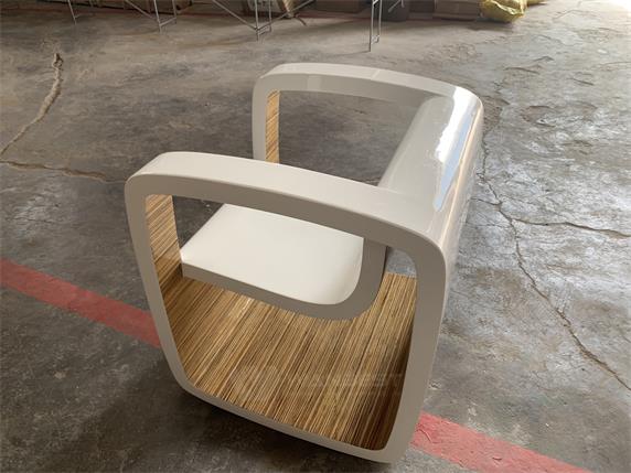 Wooden Lacquer White Modern Fashion Design Chair For Sale