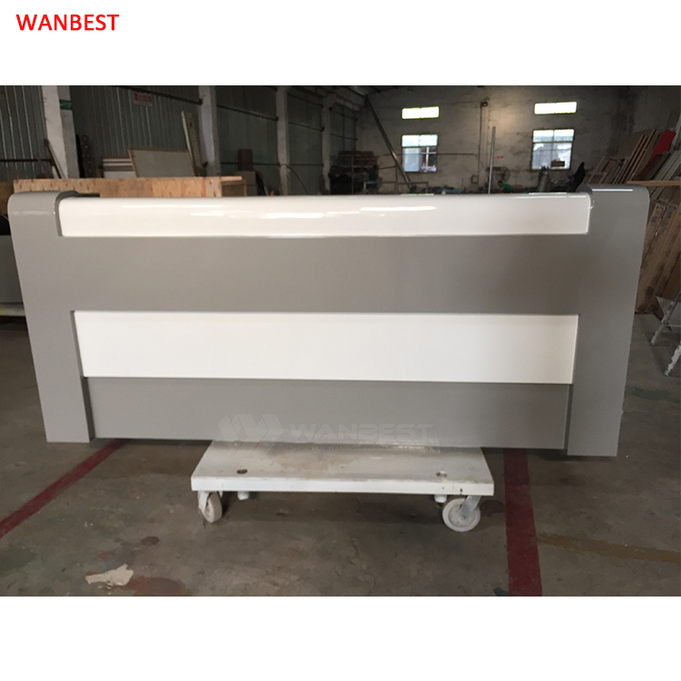 white high quality company reception desk furniture 