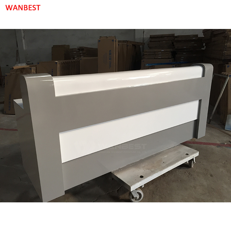 Modern artificial stone reception desk 