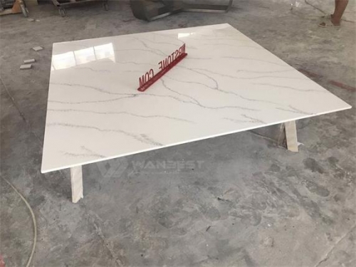 Acrylic Solid Surface Stainless Steel Coffee Table -Malaysia