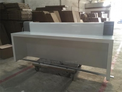 High Gloss Artificial Stone Modern Furniture Front Counter
