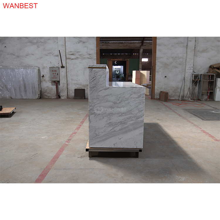 marble stone reception desk furnitrue 