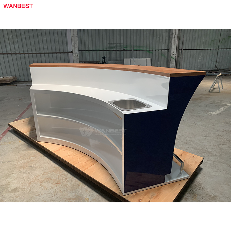 Hot selling boat shape bar counter 