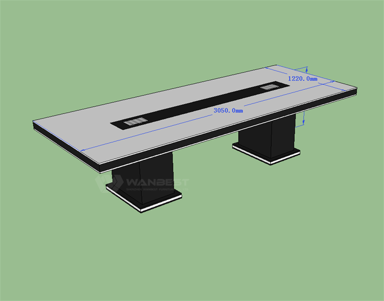 3D drawing conference table 