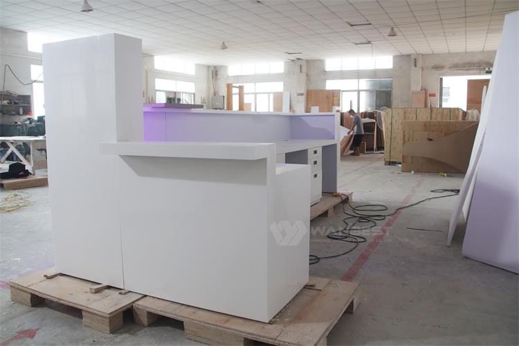 USA style WANBEST luxury high quality modern design reception desk 