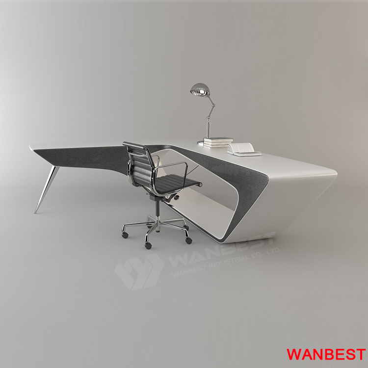 modern stone office desk