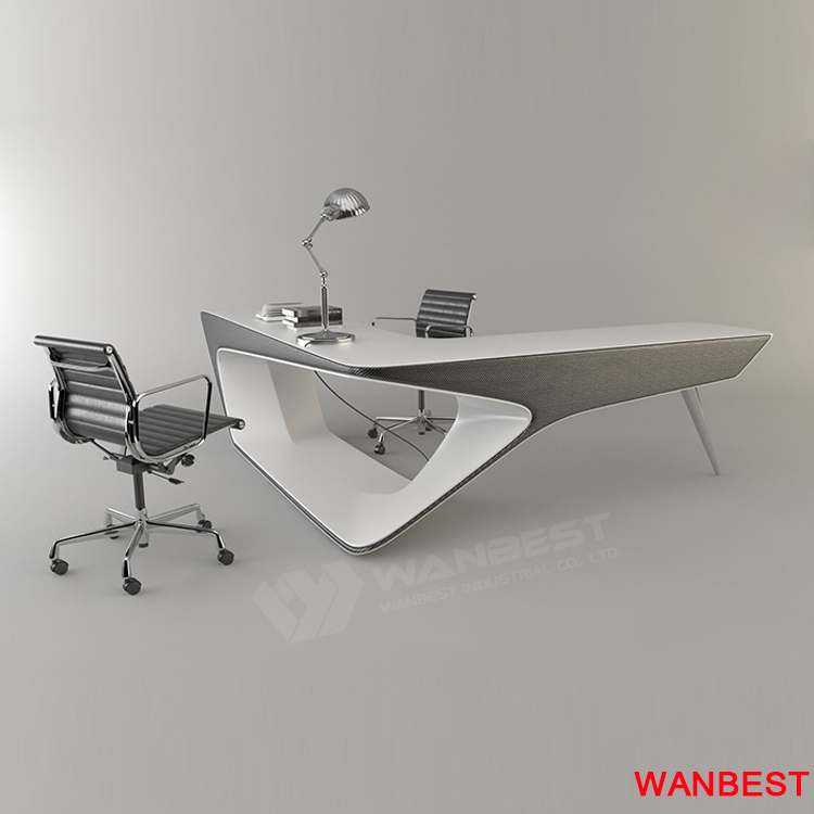 Fashion artificial stone the best office furniture CEO desk