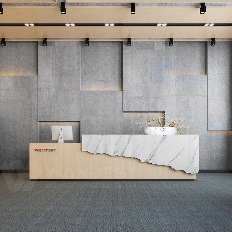 Hotel Wood Reception Desk