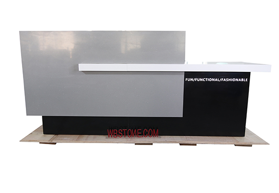 grey dove salon office lobby reception counter for sale