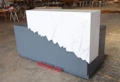 Marble Salon office Modern  small reception counter desk