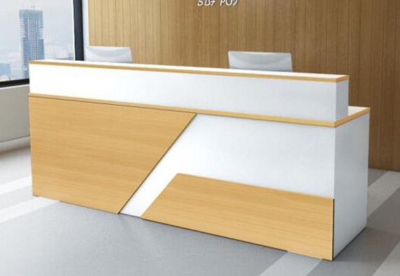 Custom made simple compact gym reception desk online