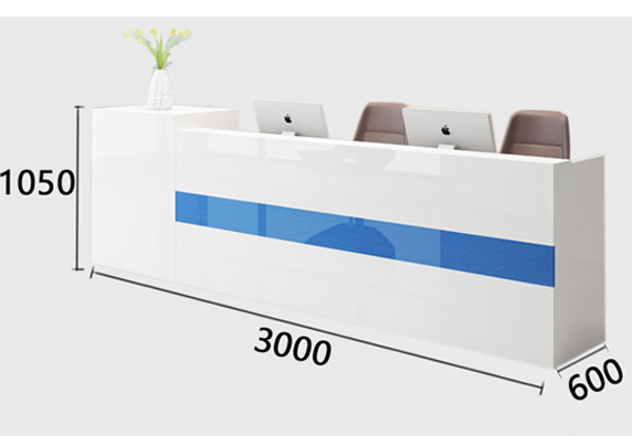 Modern office building furniture salon reception desk