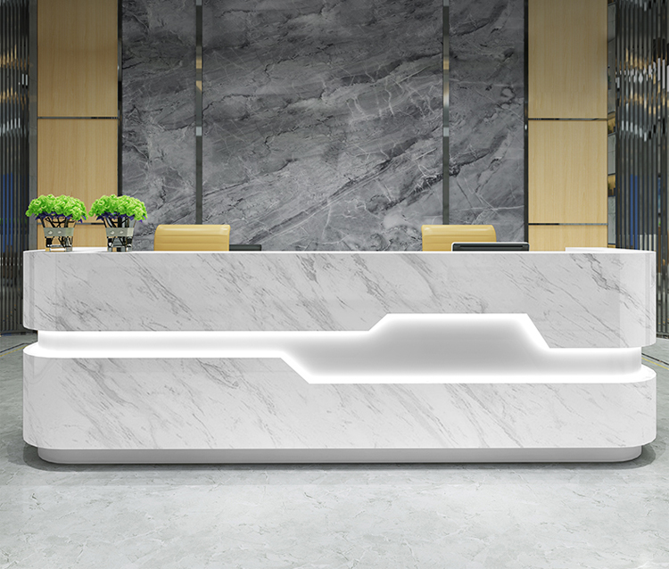 Marble reception deals table