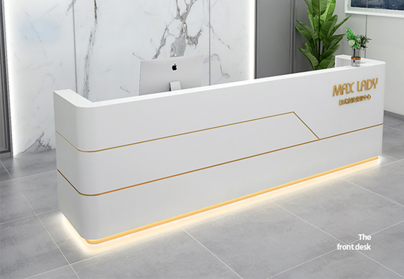 contemporary cool commercial reception desk for amazon