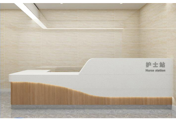 hospital clinic furniture nurse station reception desk