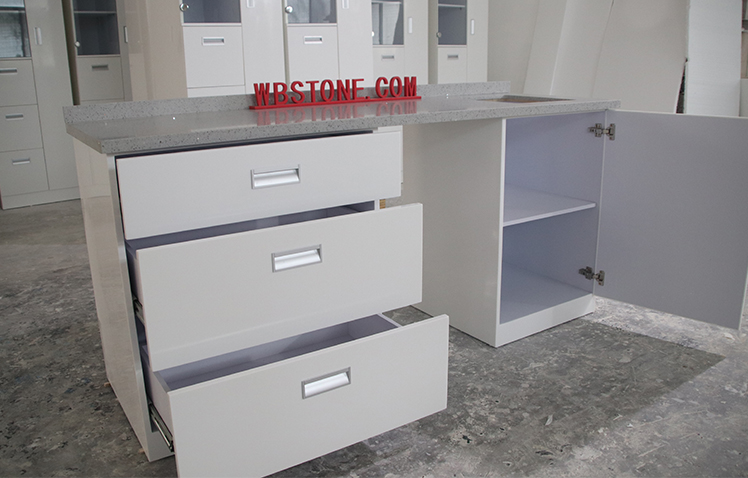 Mass production spa chain cabinet with washing basin counter