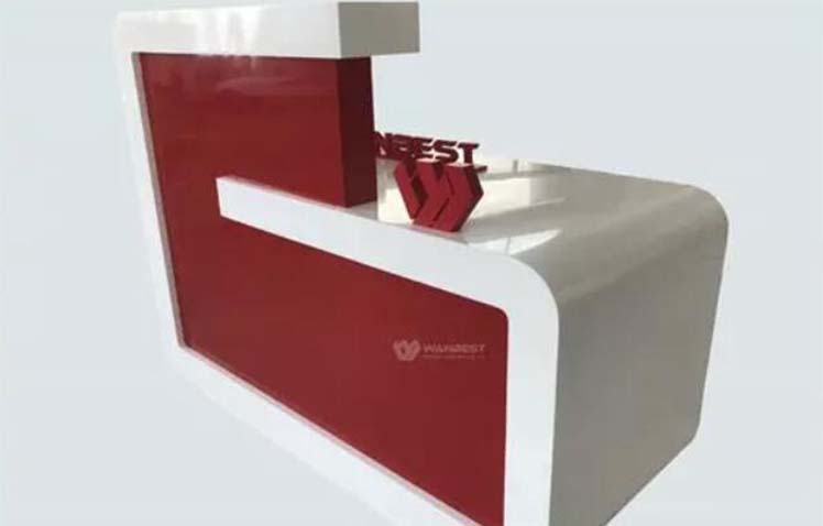 Z Shape Special Reception Counter