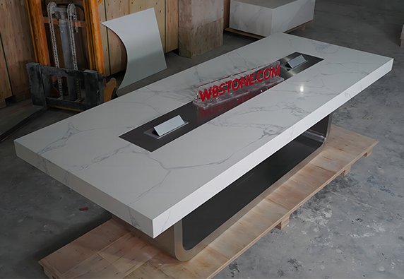 Artificial stone meeting conference room table