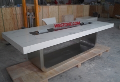 Artificial stone meeting conference room table