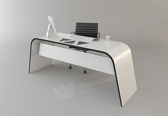 Latest modern executive desk, featuring luxurious office furniture and a simple design