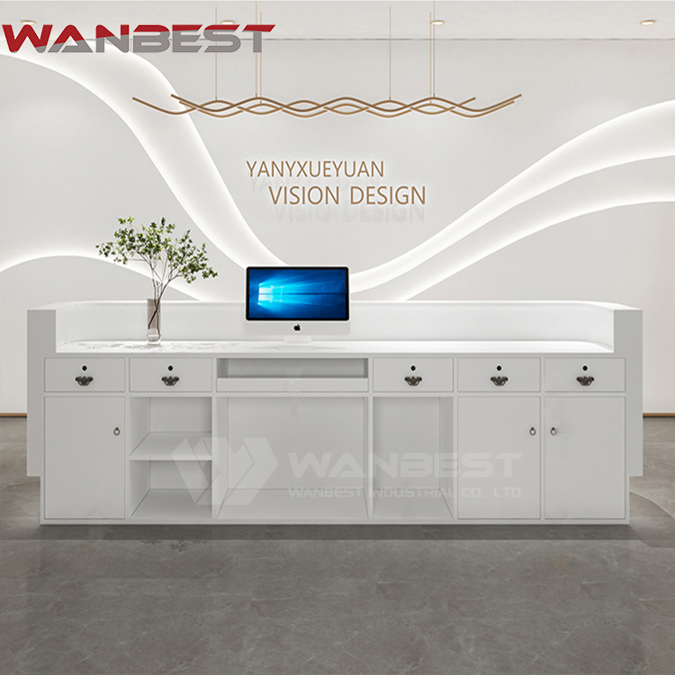 Stylish reception counter