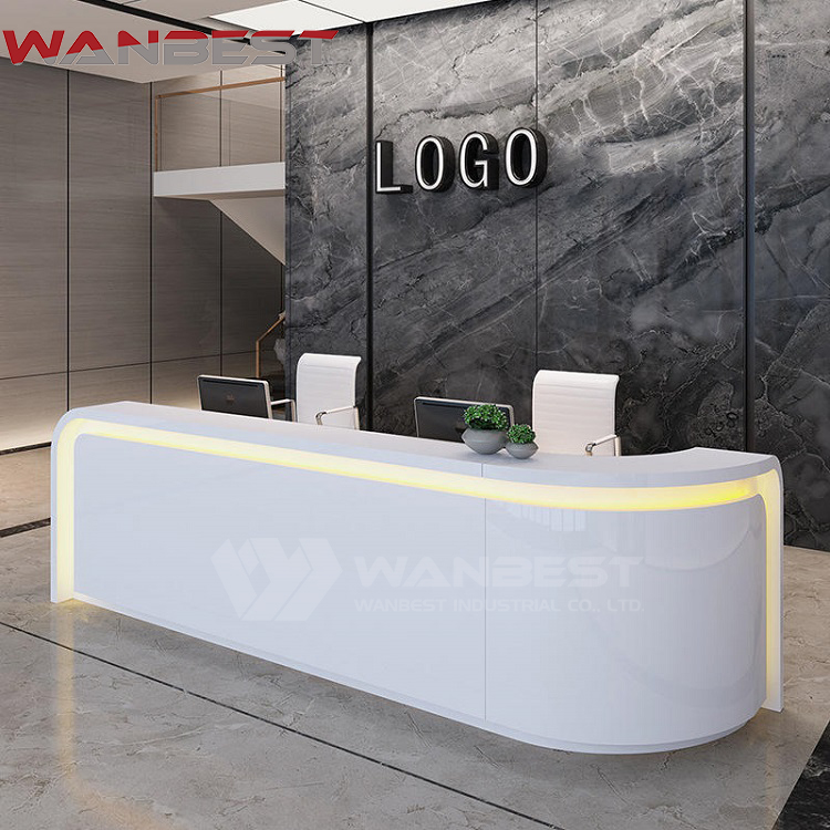 led reception desk