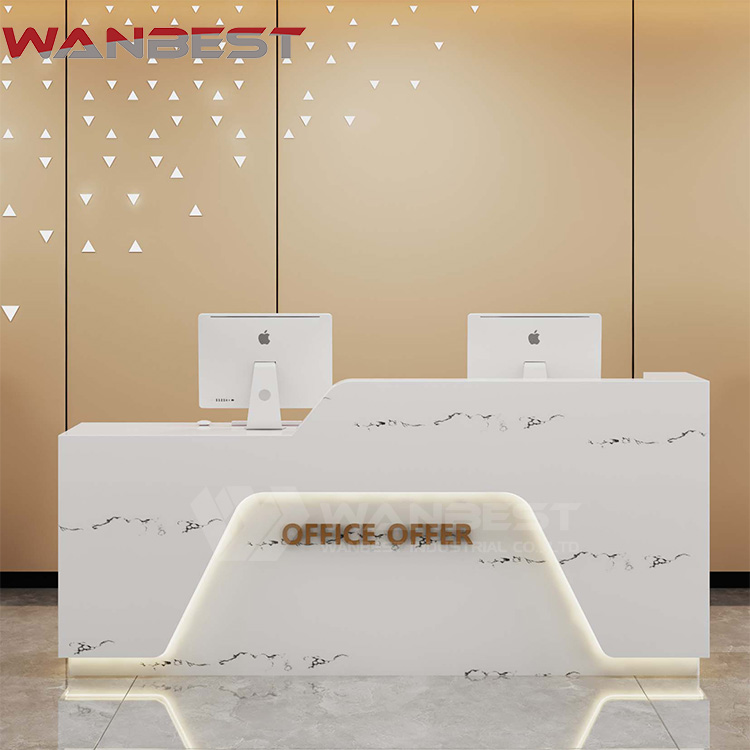 small reception desk