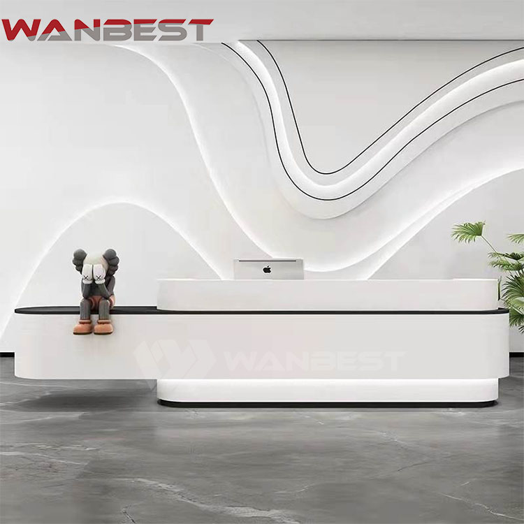 modern reception desk