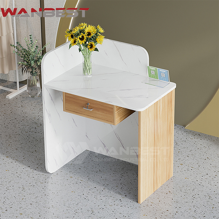 Minimalist design reception desk