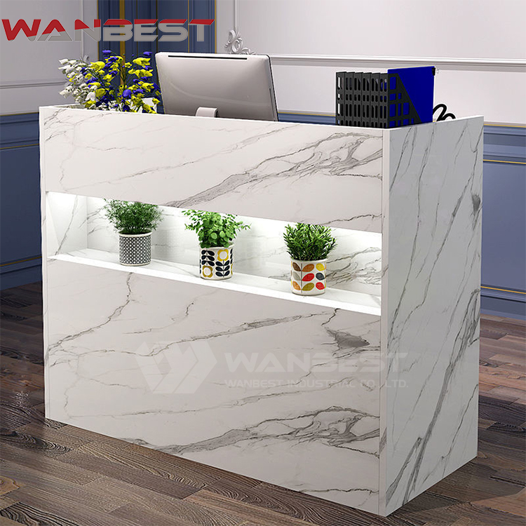 Retail store reception desk