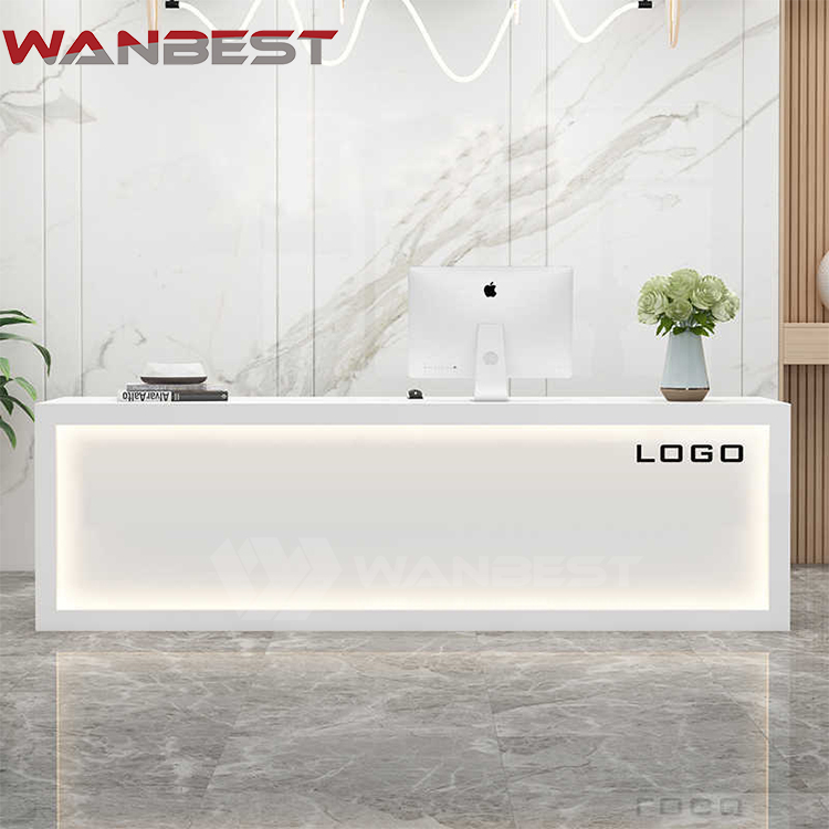 modern reception desk