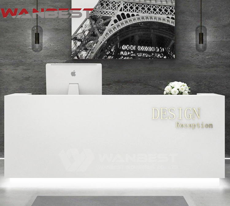 modern reception desk