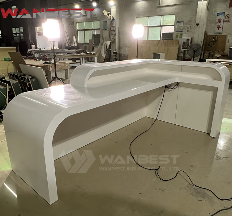 Customized reception desk