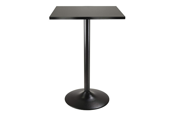 Modern Black Round Oval Artificial Marble Dining Table