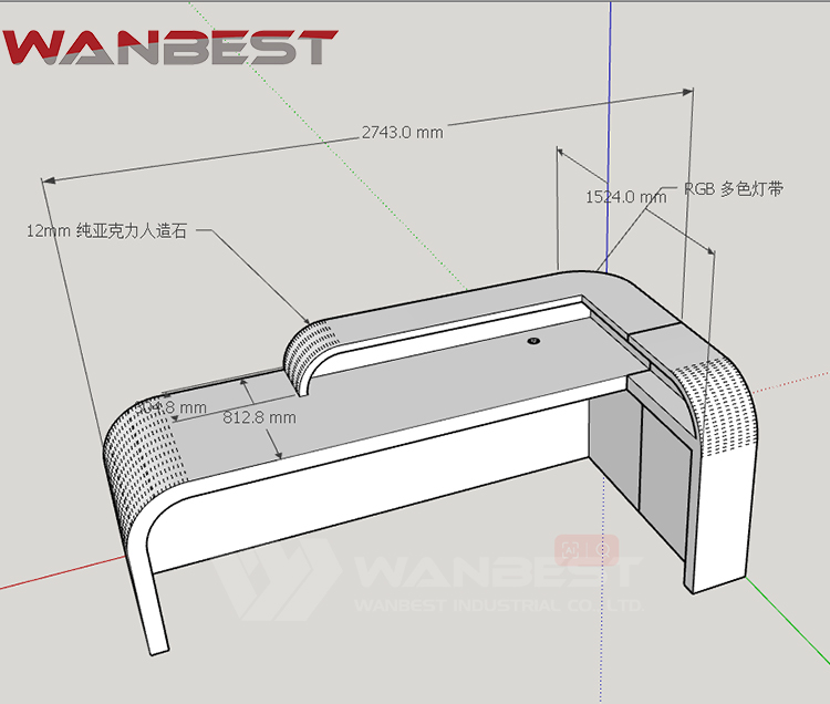 Color solid surface factory