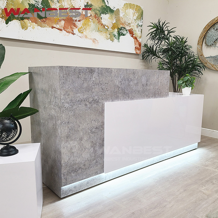 led reception desk