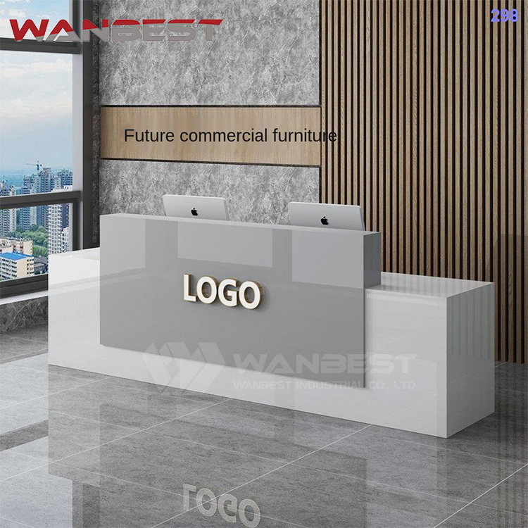 modern reception desk