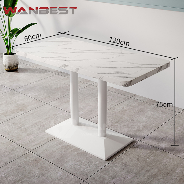 white dinning table