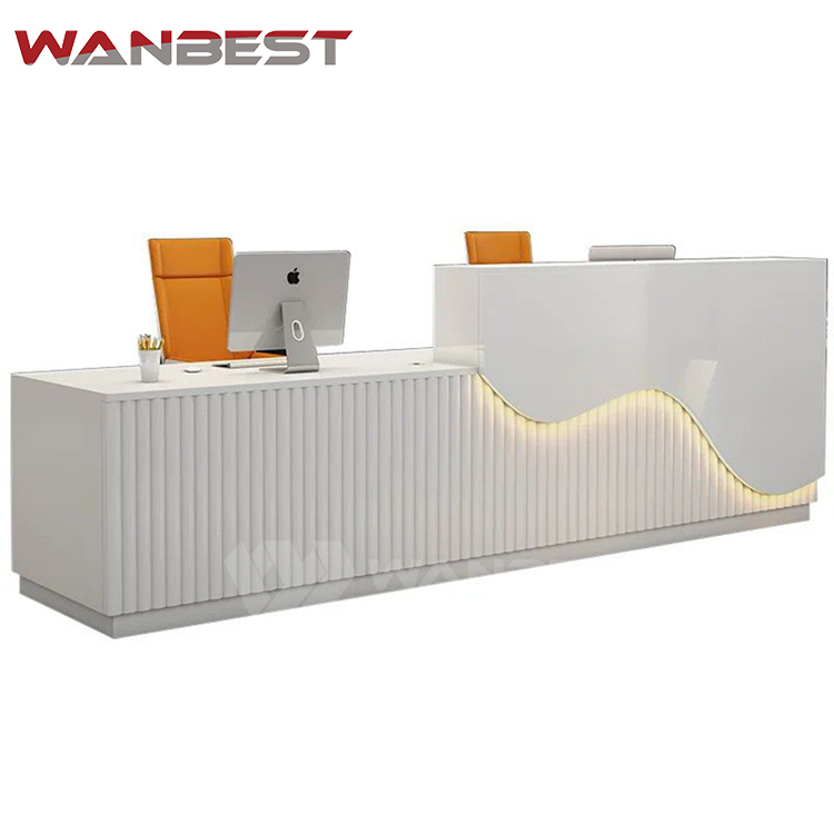 custom salon reception desk