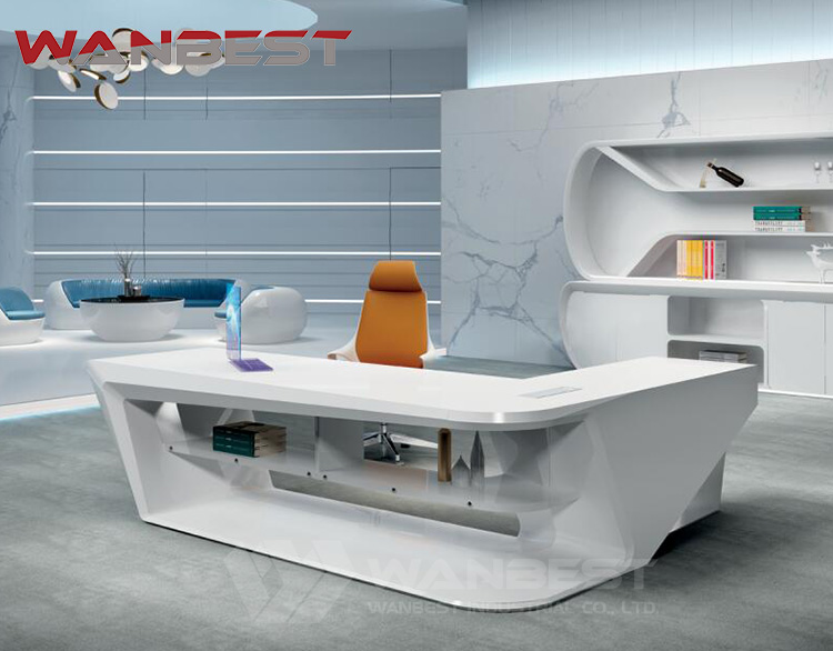 tidy reception desk