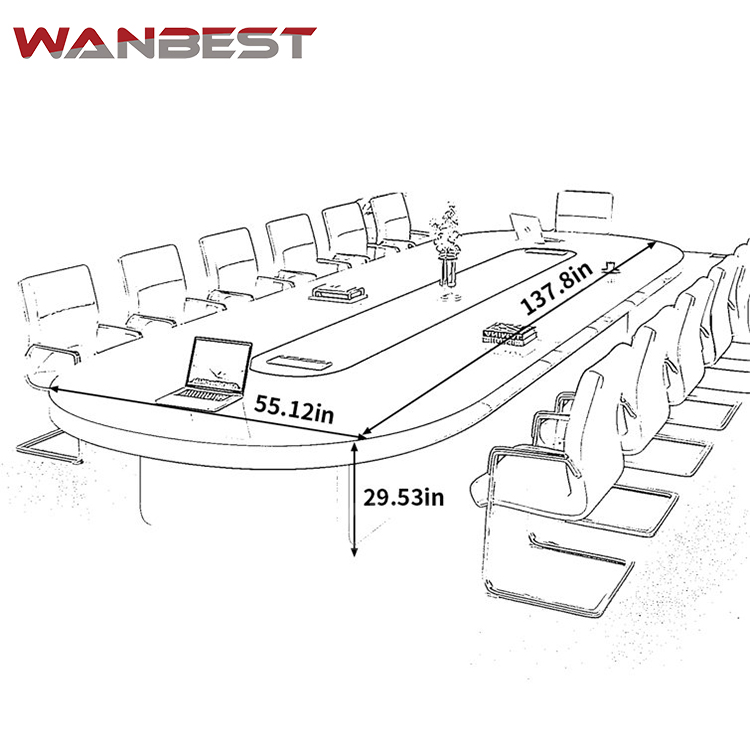 oval conference table