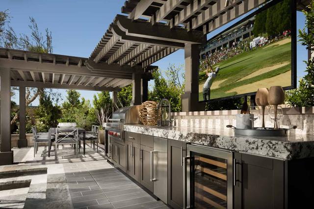 outdoor kitchens