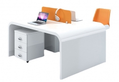 modern white small executive with drawers office desk