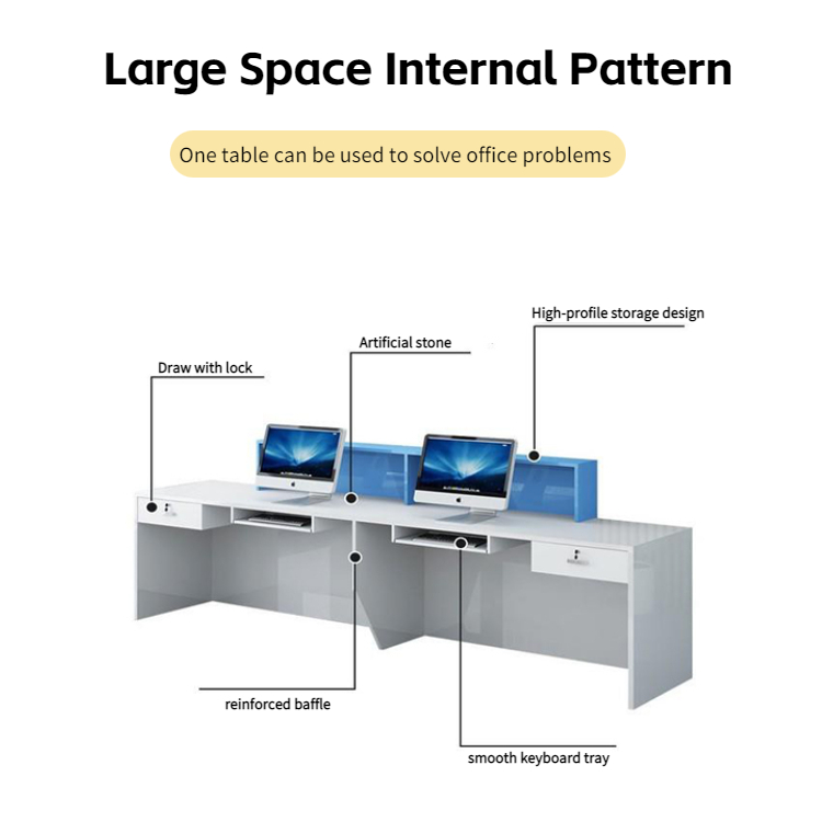 large space reception desk 