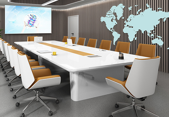 New popular modern white office conference room table