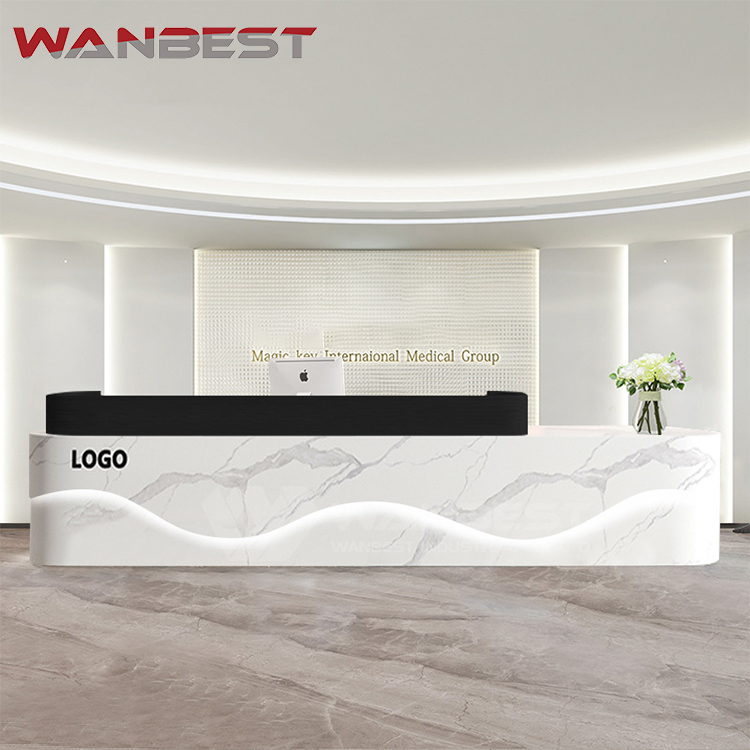 led reception desk