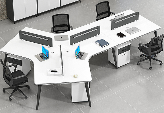 Modern commercial small executive office computer desk