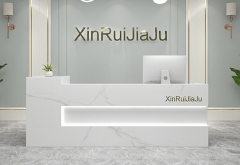 Luxury small stone hotel salons receotion front desks